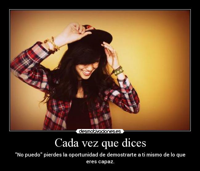 Cada vez que dices - 