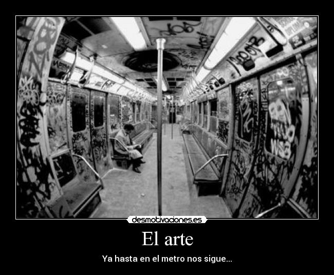 carteles arte arte desmotivaciones