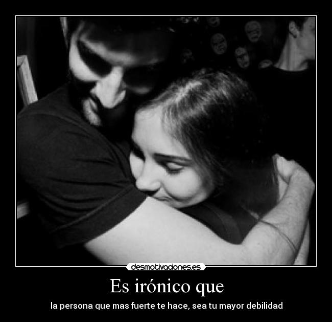 Es irónico que - 