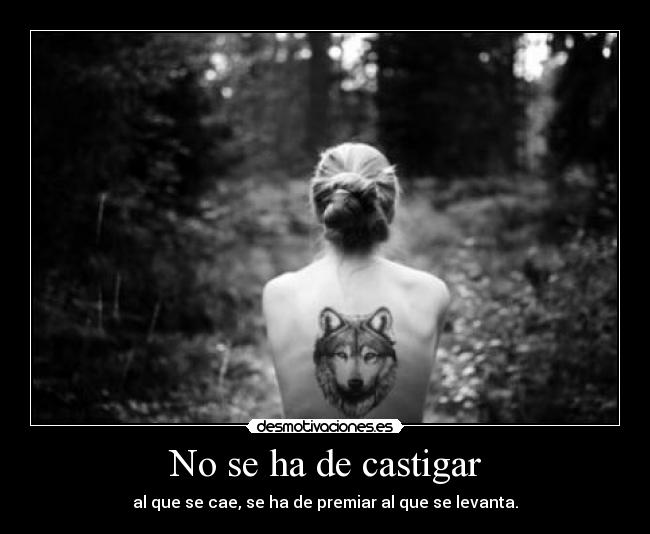 No se ha de castigar - 
