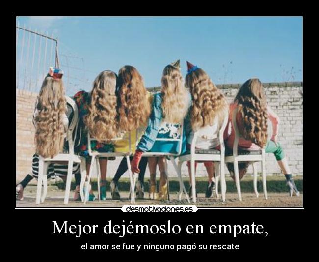 carteles empate amor disco desmotivaciones