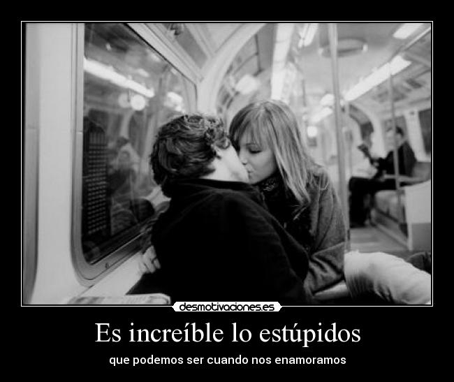 Es increíble lo estúpidos - 