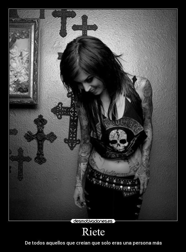 Riete - De todos aquellos que creían que solo eras una persona más