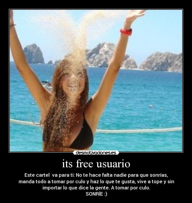 carteles its free usuario elenyta desmotivaciones