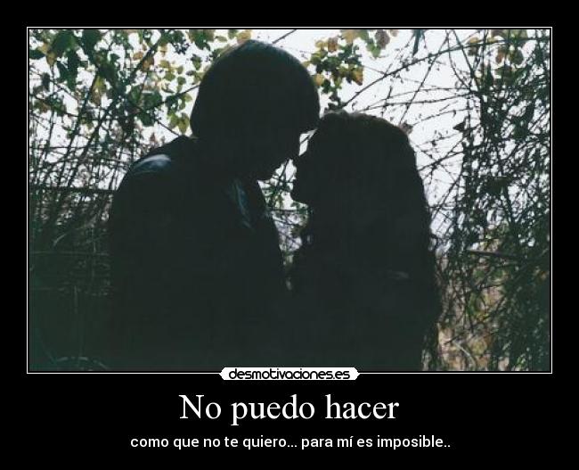 No puedo hacer - 