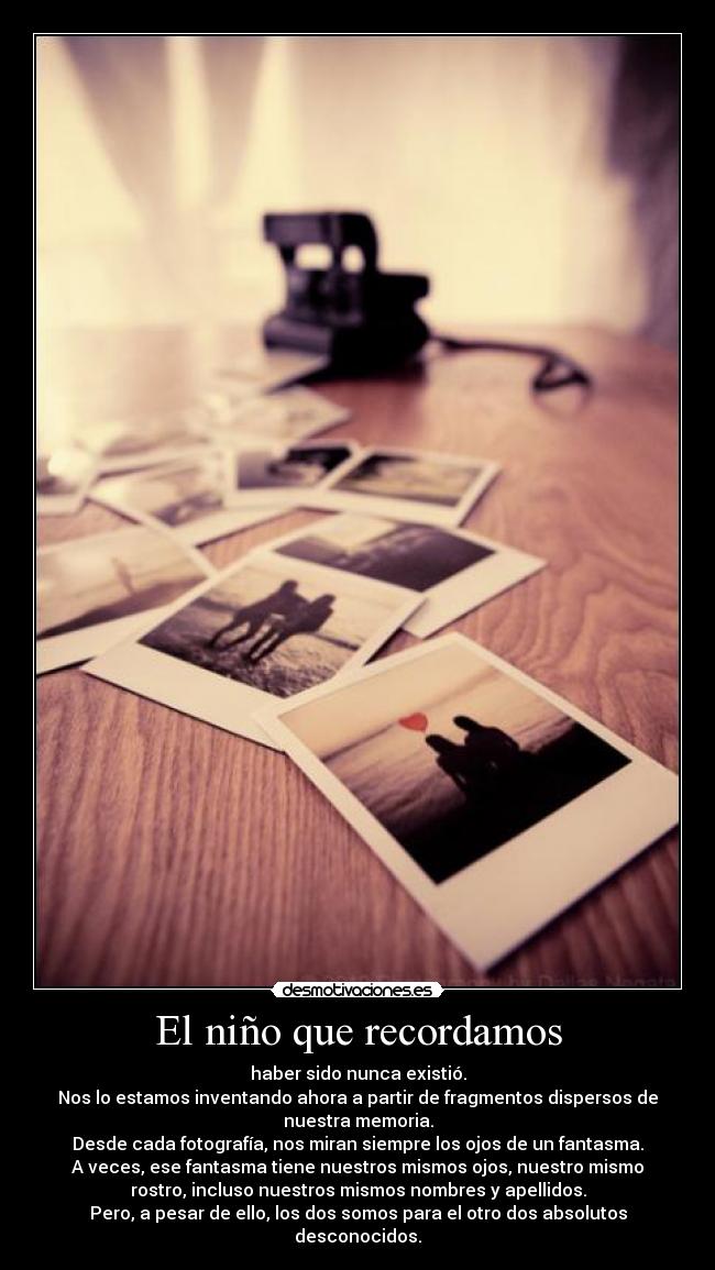 El niño que recordamos -