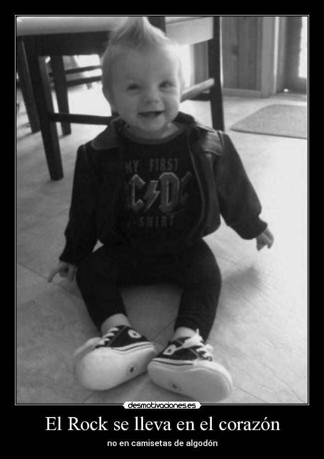 El Rock se lleva en el corazón - no en camisetas de algodón