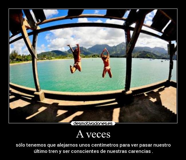 A veces -