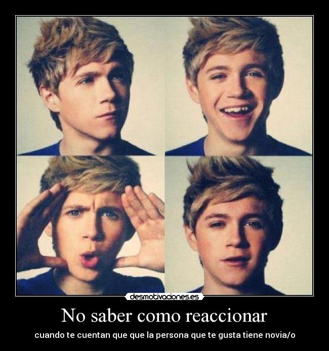 No saber como reaccionar - 