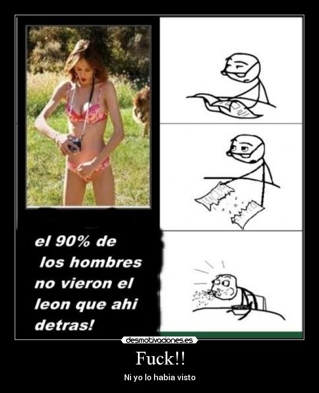 Fuck!! - Ni yo lo habia visto