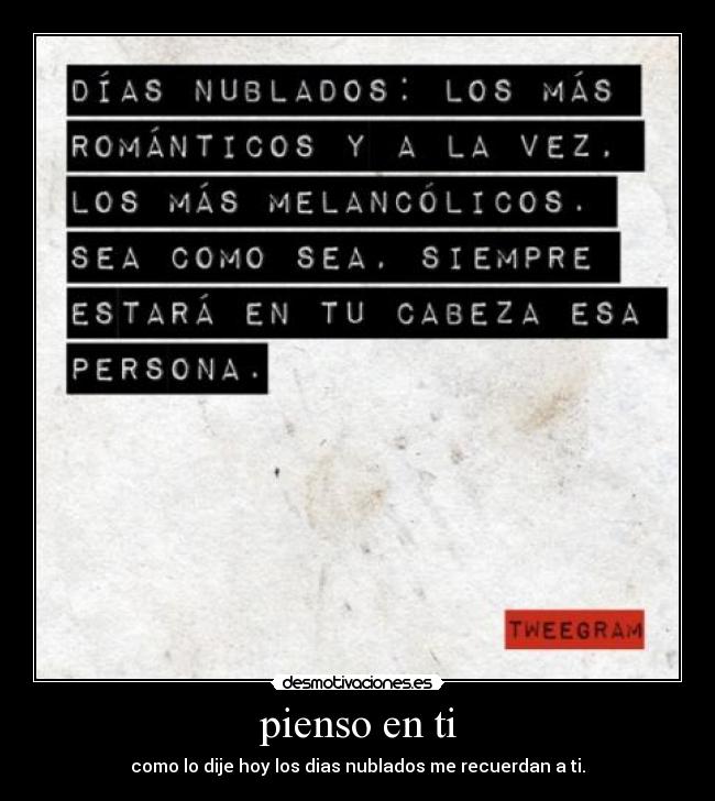 pienso en ti -