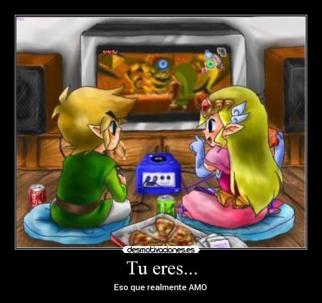 carteles nintendo nos mostro amor link desmotivaciones