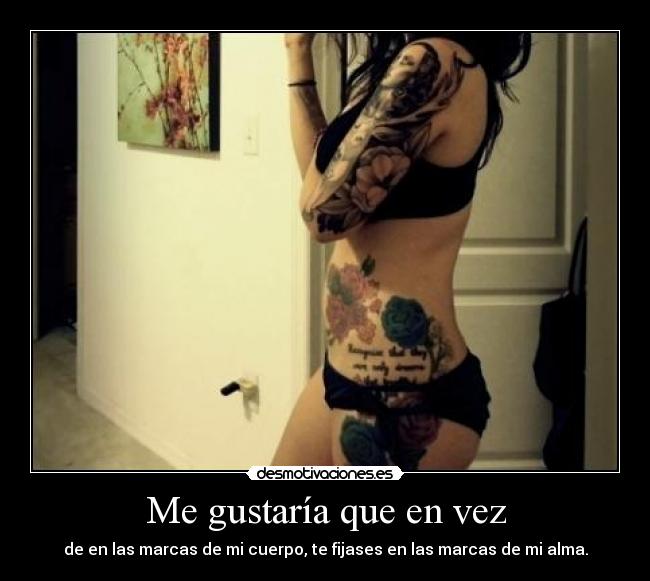 Me gustaría que en vez - 