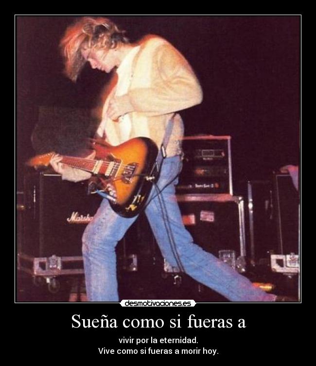 Sueña como si fueras a -