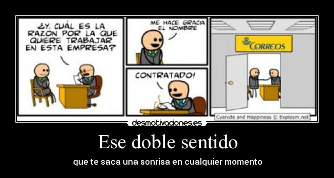 Ese doble sentido - 