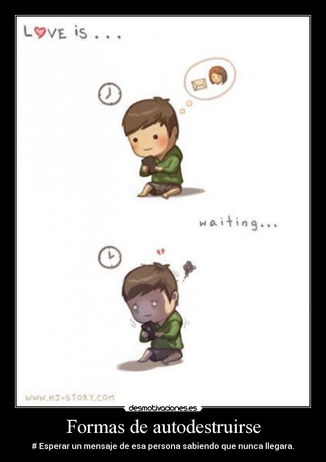 carteles formas autodestruirse desmotivaciones