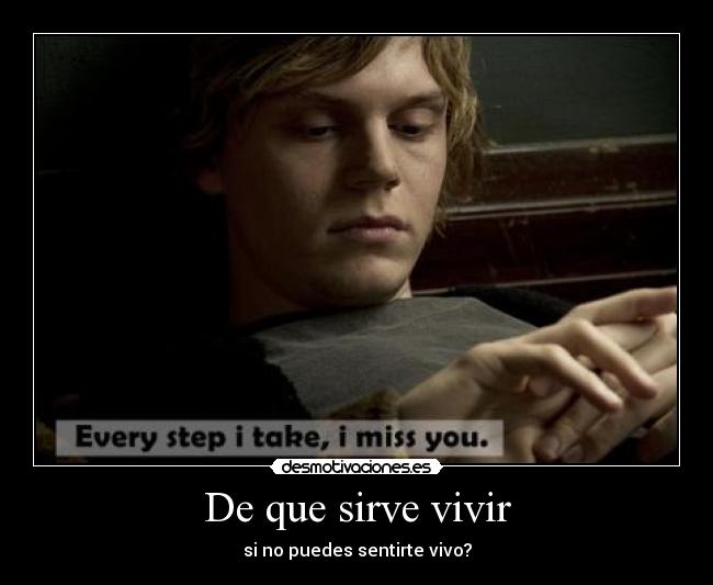 De que sirve vivir - 