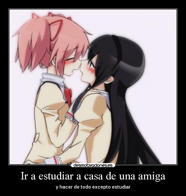 carteles casa anime manga kawaii intruders moe madoka nigatsu harukaze desmotivaciones