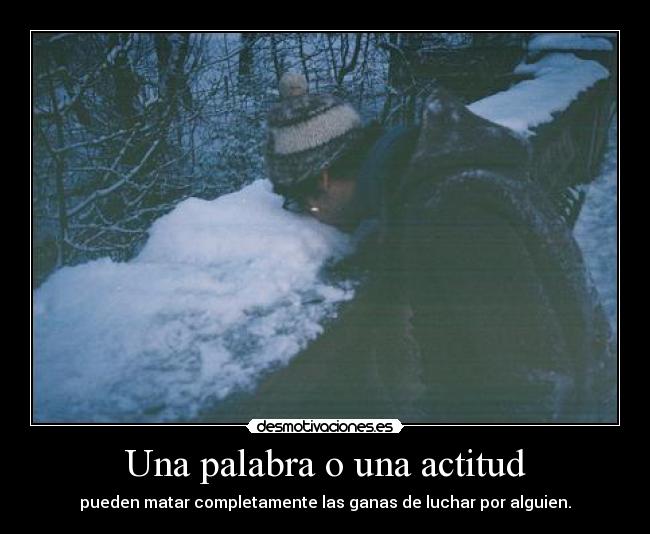 Una palabra o una actitud - 