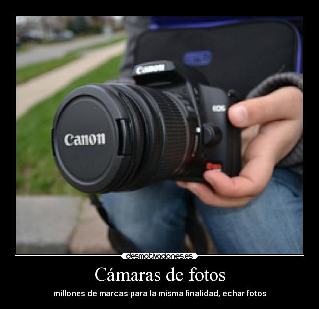 Cámaras de fotos - millones de marcas para la misma finalidad, echar fotos