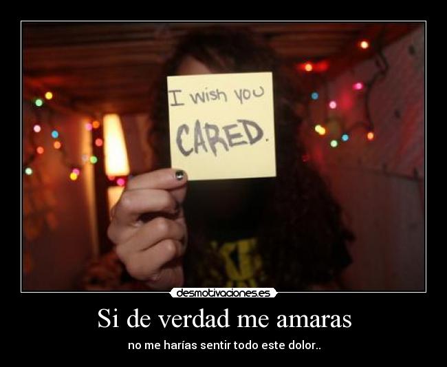 Si de verdad me amaras - 