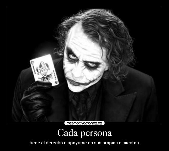 Cada persona -
