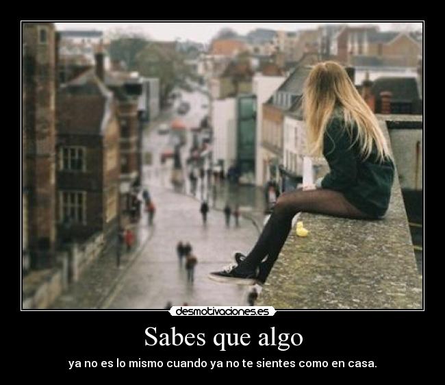 Sabes que algo - 