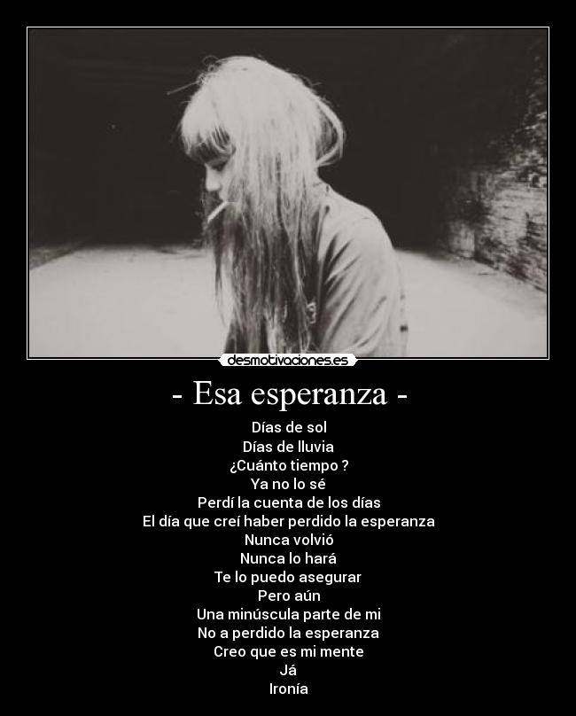 carteles esperanza poema desmotivaciones