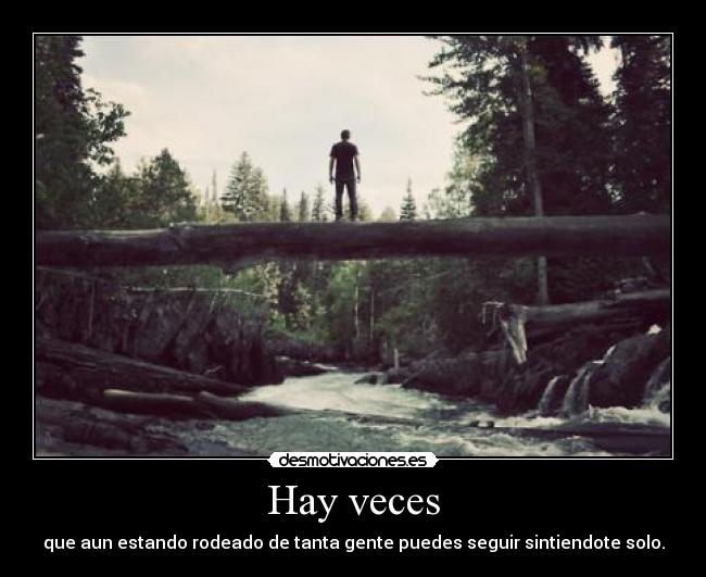 Hay veces -