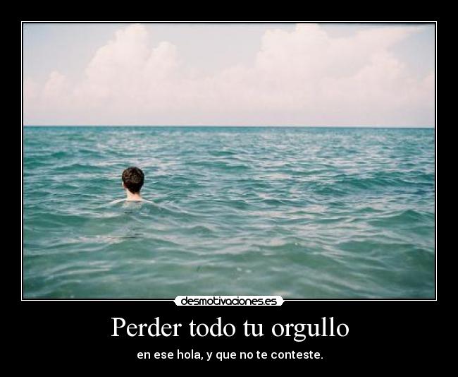carteles perder todo orgullo desmotivaciones