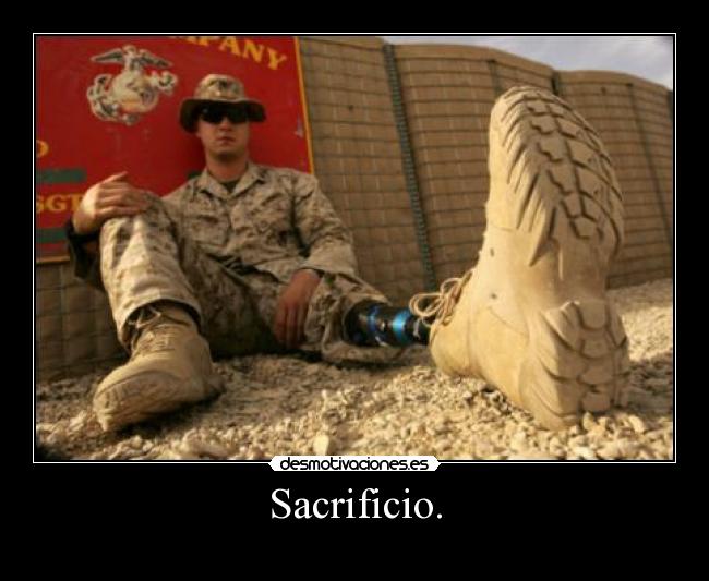Sacrificio. -
