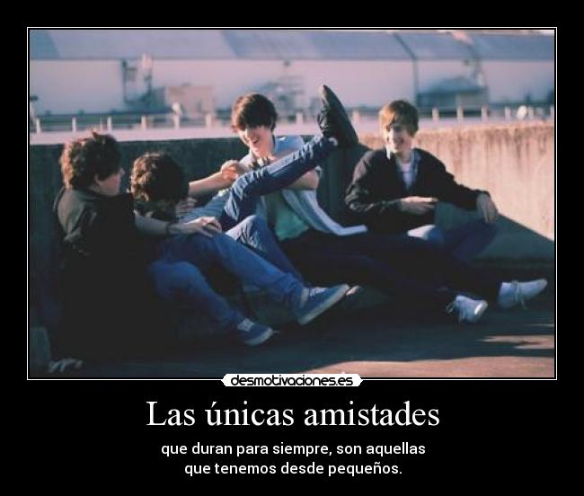 Las únicas amistades -