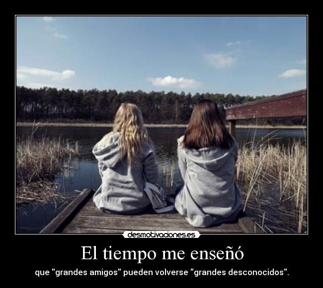 El tiempo me enseñó - 