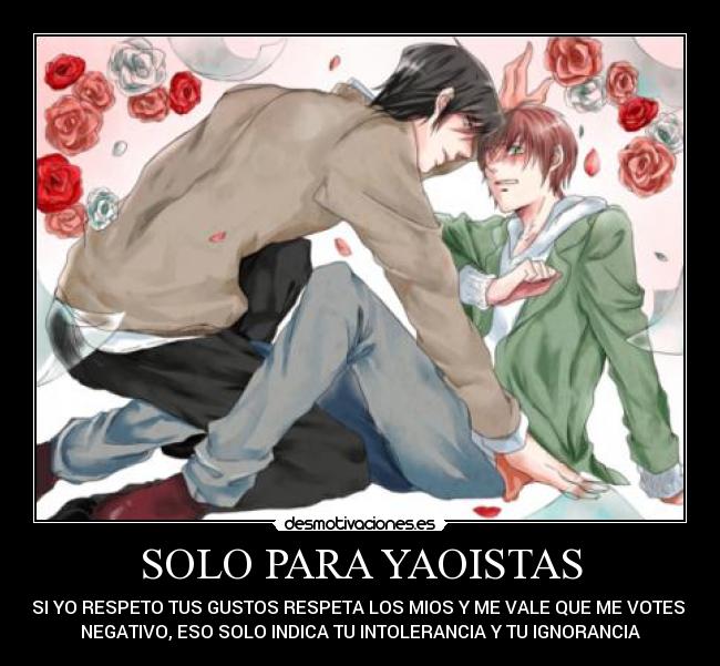SOLO PARA YAOISTAS -