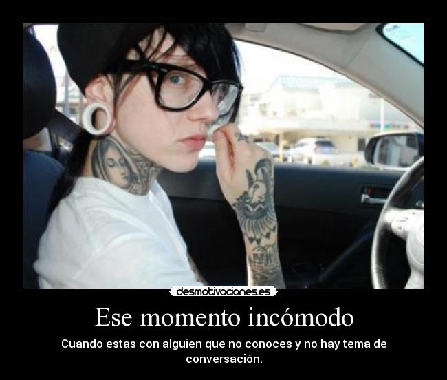Ese momento incómodo - 