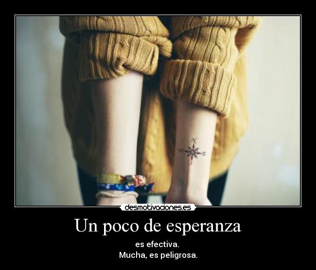 Un poco de esperanza -