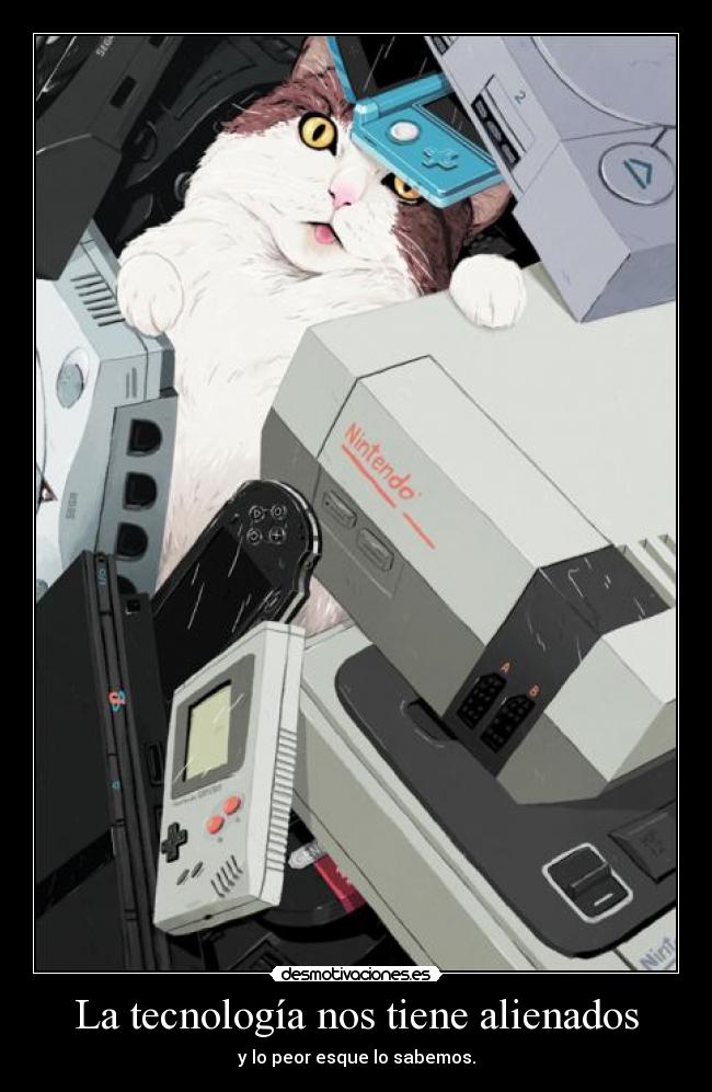 La tecnología nos tiene alienados - y lo peor esque lo sabemos.