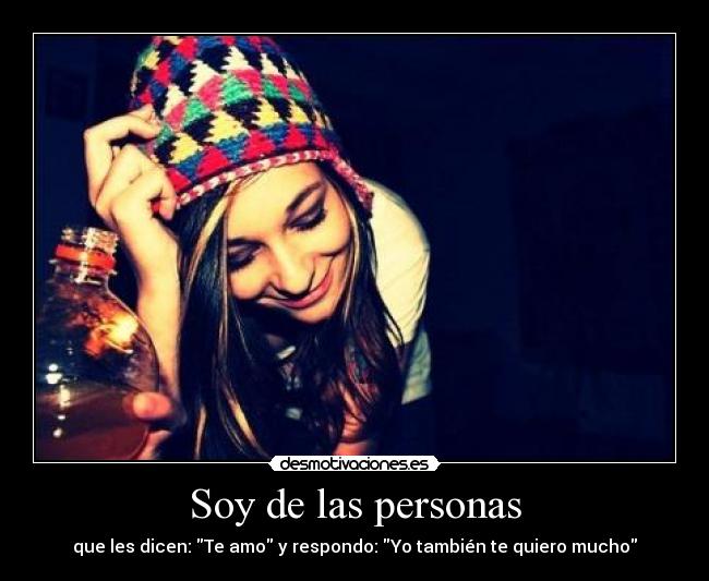 Soy de las personas -