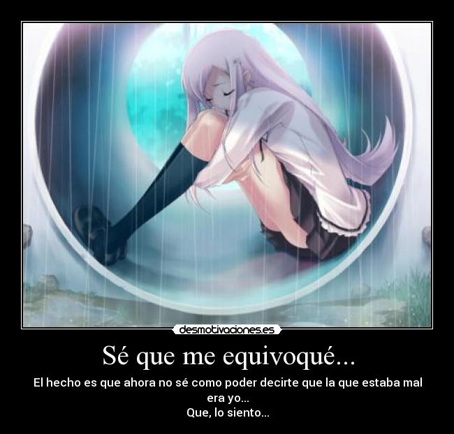 carteles desamor perdon error anime perdoname amor disculpa desmotivaciones
