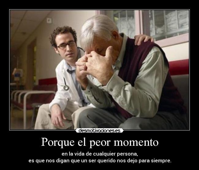 Porque el peor momento - 