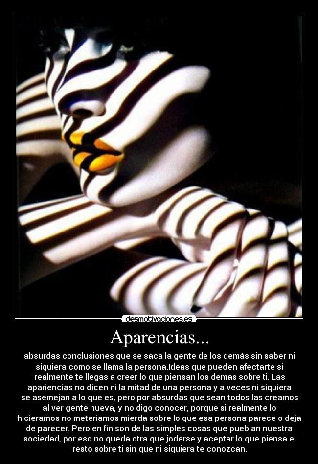 Aparencias... - 