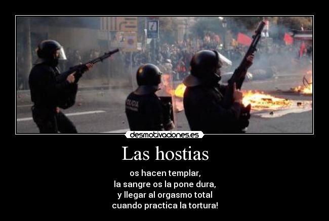 Las hostias -