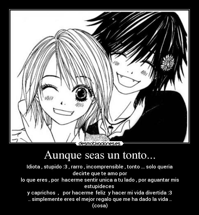 carteles tonto amo beast master anime manga desmotivaciones