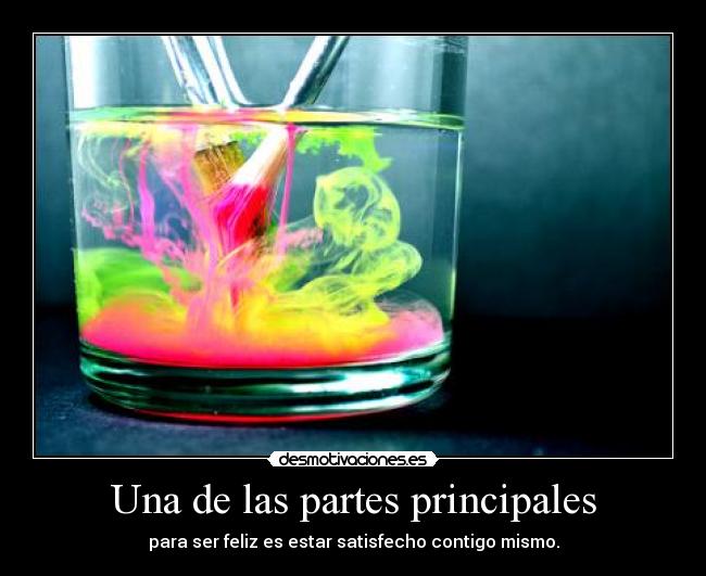 Una de las partes principales -