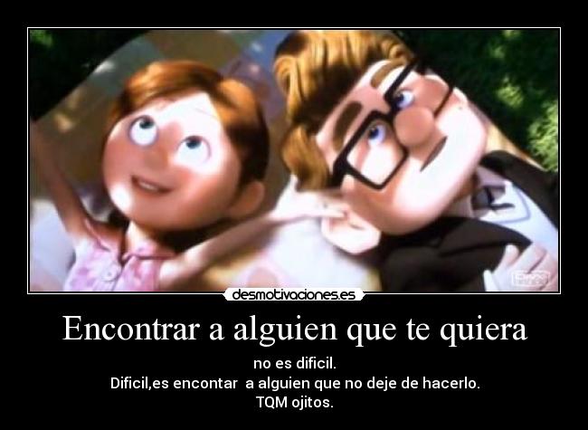 Encontrar a alguien que te quiera -