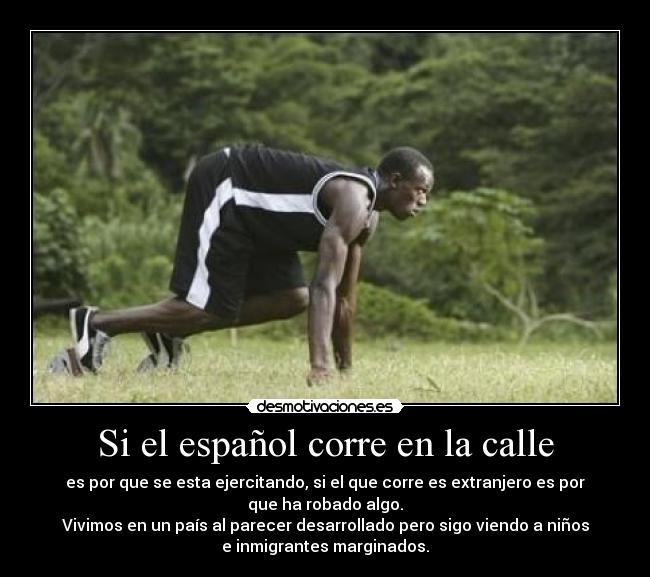 Si el español corre en la calle - 