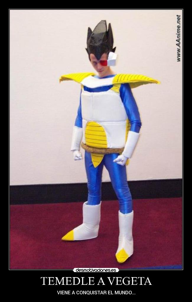 TEMEDLE A VEGETA - VIENE A CONQUISTAR EL MUNDO...