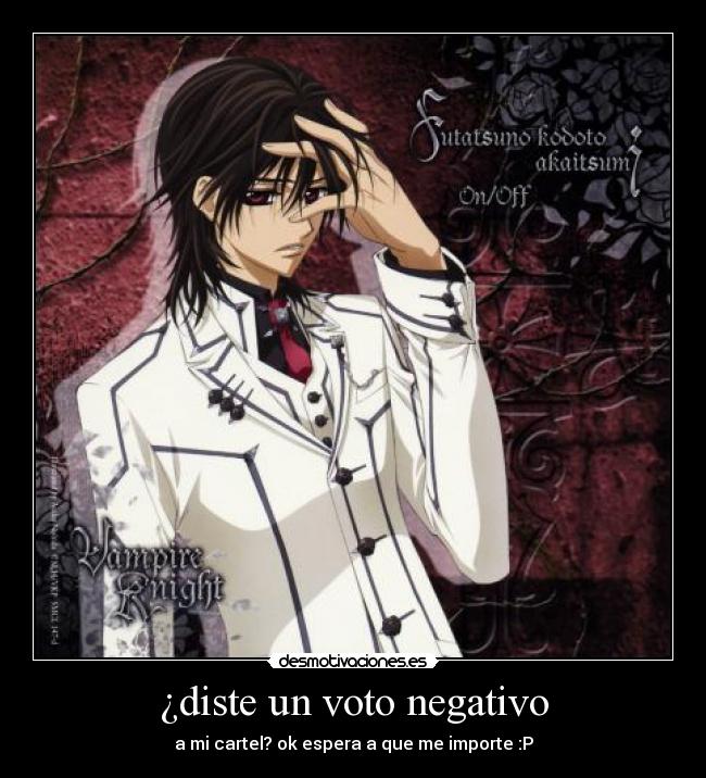 ¿diste un voto negativo - 