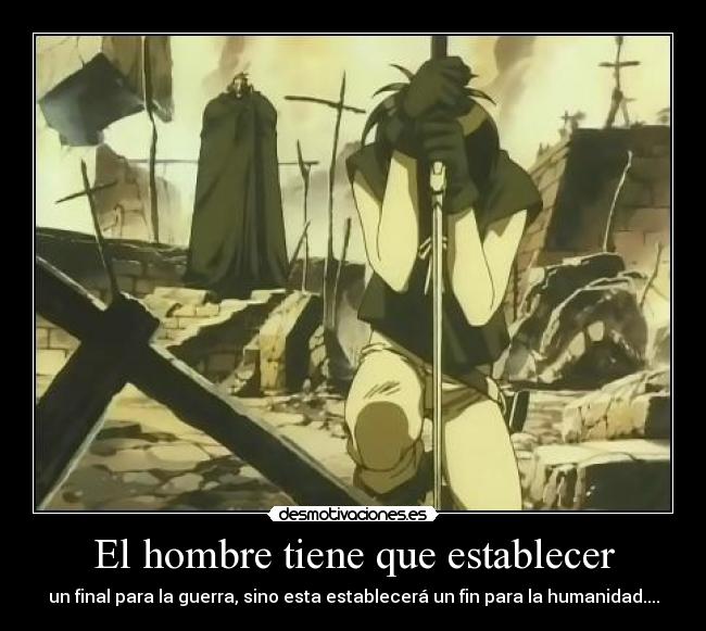 El hombre tiene que establecer - 