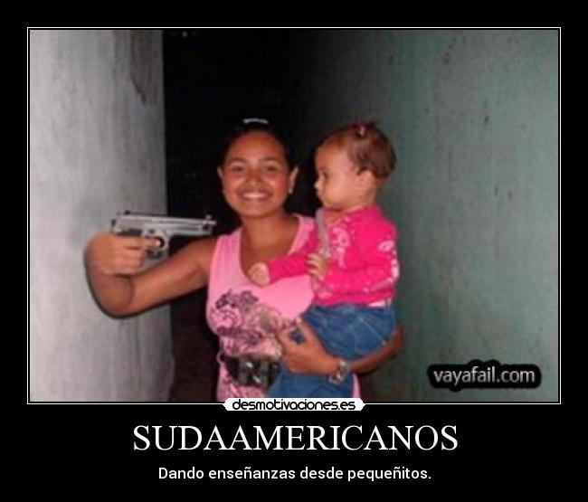 SUDAAMERICANOS - Dando enseñanzas desde pequeñitos.